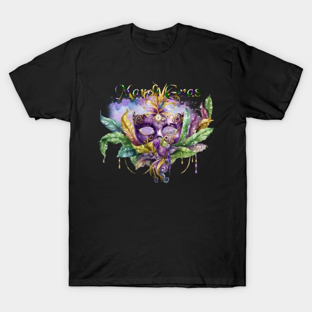 Venetian  Purple Masquerade T-Shirt by ERArts